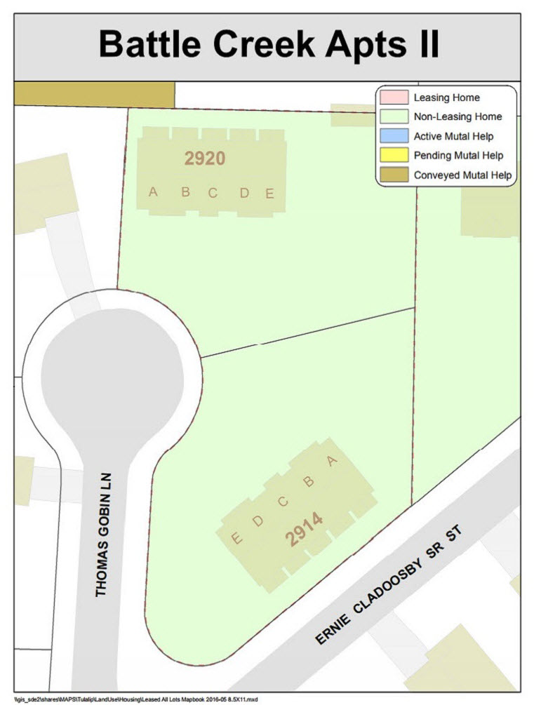 HUD Housing maps Battle Creek apartments II map