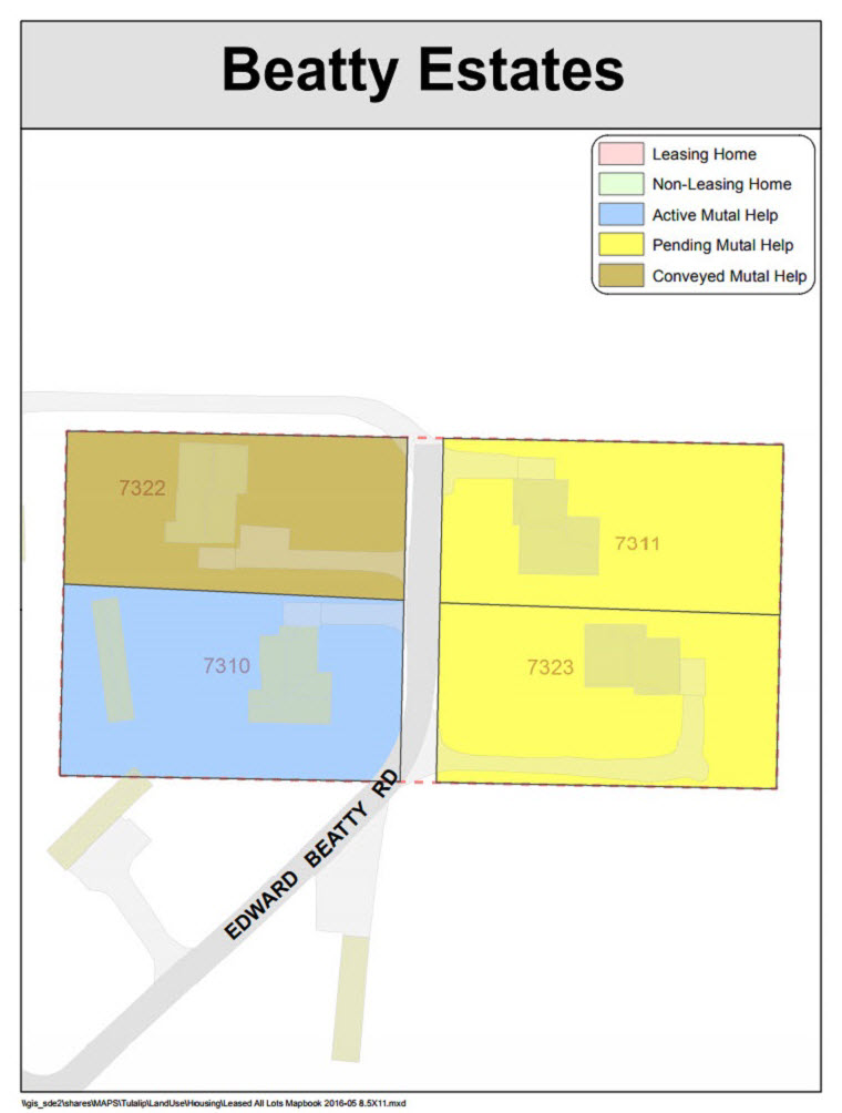 HUD Housing Beatty Estates map popup
