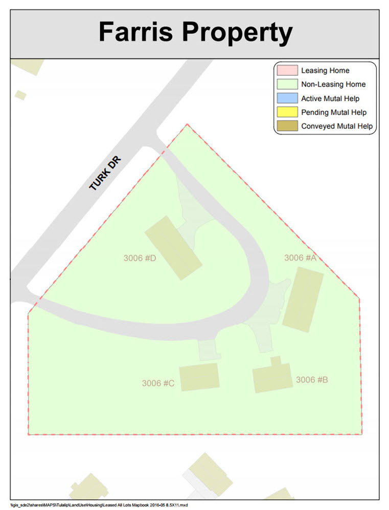 HUD Housing Farris Property map