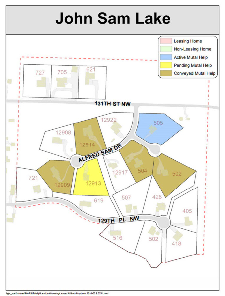 HUD Housing John Sam Lake 2 map