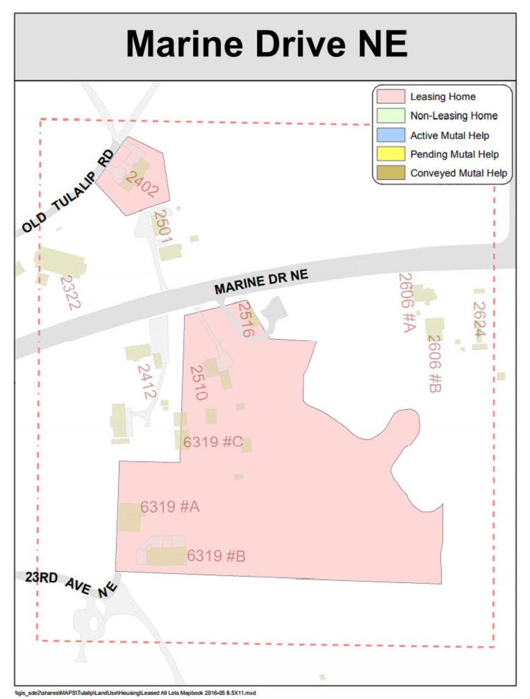 HUD Housing Marine Drive NE zoom map