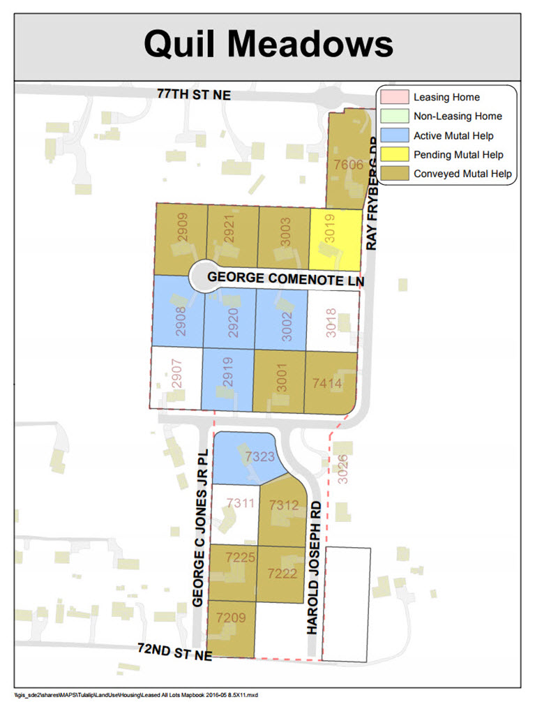 HUD Housing Quil Meadows map