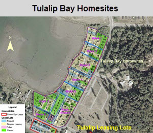 Leasing Tulalip Bay Homesites map